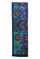 DAY OF THE DEAD MICTLAN SCARF DOUBLE SIDED SHAWL