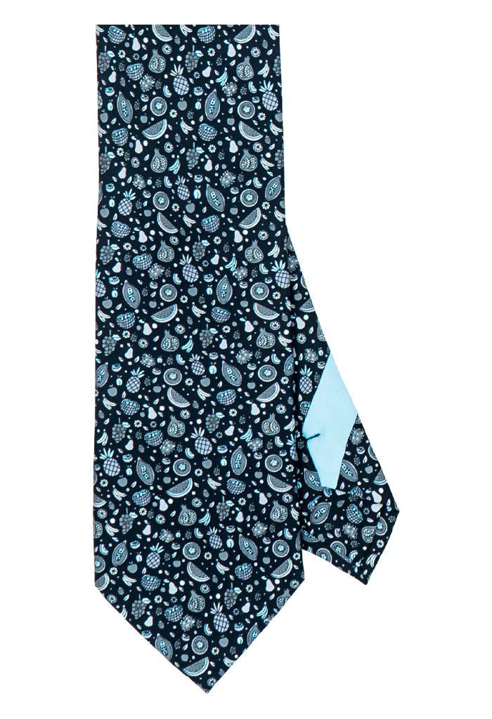 SILK TIE - MEXICAN FRUIT PRINT – Pineda Covalin US SILK TIE - MEXICAN FRUIT PRINT – Pineda Covalin US