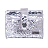 Pineda Covalin US Leather Card Holder Meent Engraved Butterfly