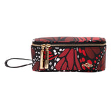 Pineda Covalin US Saffiano Cosmetic Bag Ikal Macro Butterfly