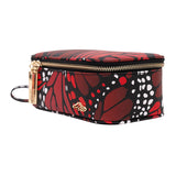 Pineda Covalin US Saffiano Cosmetic Bag Ikal Macro Butterfly