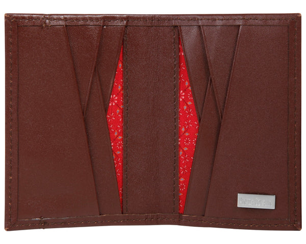 LEATHER CARD HOLDER - HUICHOL ART - Pineda Covalin US