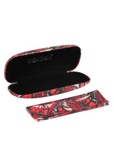 BUTTERFLY FLIGHT EYEGLASSES CASE