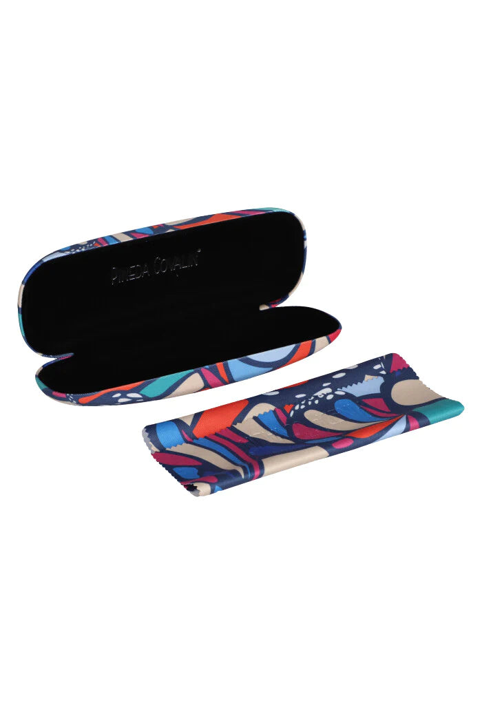 ABSTRACT BUTTERFLY EYEGLASS CASE