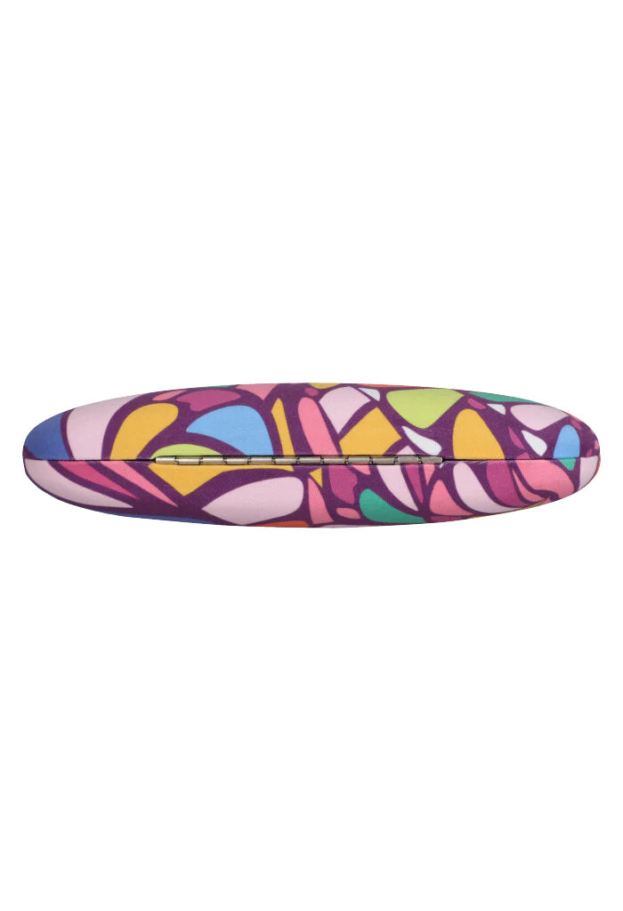 ABSTRACT BUTTERFLY EYEGLASS CASE