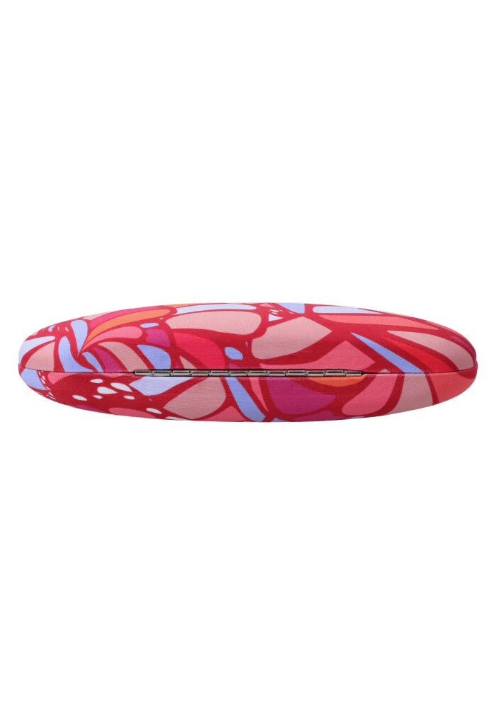 ABSTRACT BUTTERFLY EYEGLASS CASE