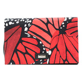 Floral patterned clutch bag