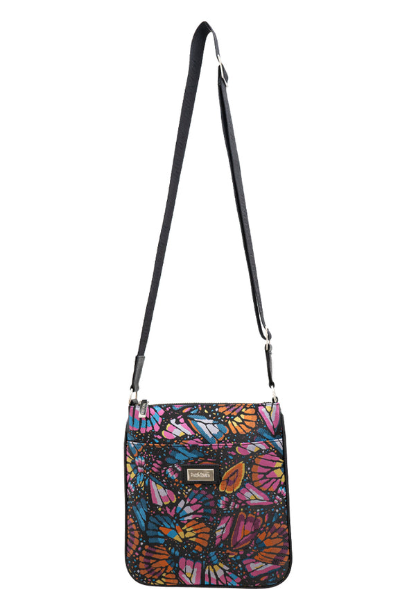 EMBROIDERY BUTTERFLY XIKI CROSSBODY BAG