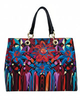 Pineda Covalin US Saffiano Satchel Bag Kaxan Ephemeral Art