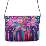 Pineda Covalin US Saffiano Crossbody Bag Yaakun Ephemeral Art