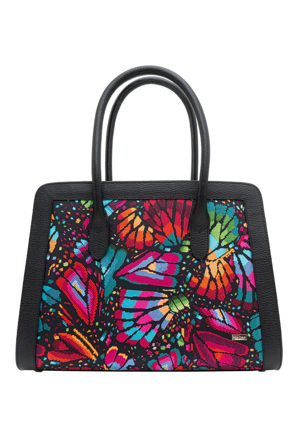 EMBROIDERY BUTTERFLY MUUL P/N SATCHEL