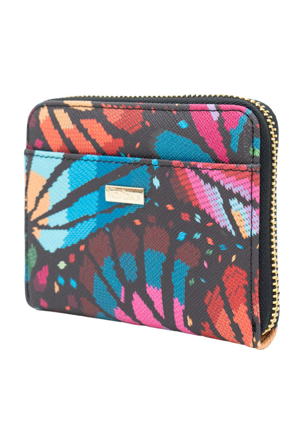 VI SAFF EMBROIDERY BUTTERFLY SMALL WALLET