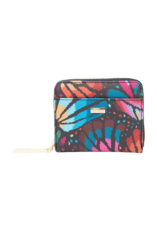 VI SAFF EMBROIDERY BUTTERFLY SMALL WALLET