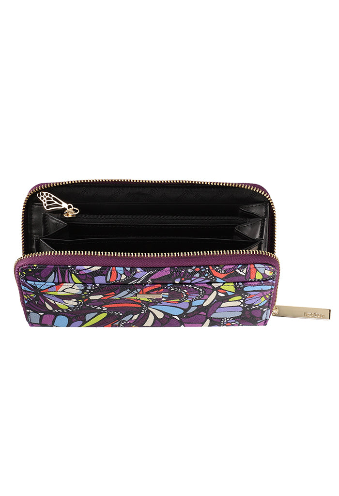 LARGE WALLET VI SAFF BUTTERFLY FLIGHT