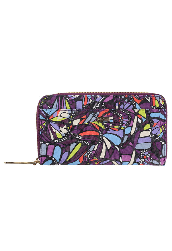 LARGE WALLET VI SAFF BUTTERFLY FLIGHT