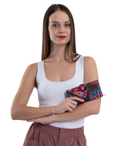 Pineda Covalin US Saffiano Large Wallet Xook Embroidered Butterfly