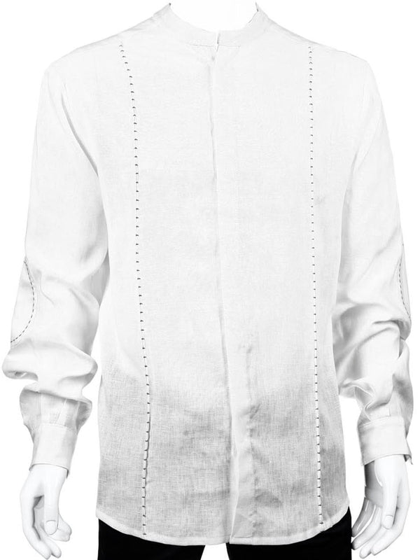 GUAYABERA LONG SLEEVE - 100% LINEN - Pineda Covalin US