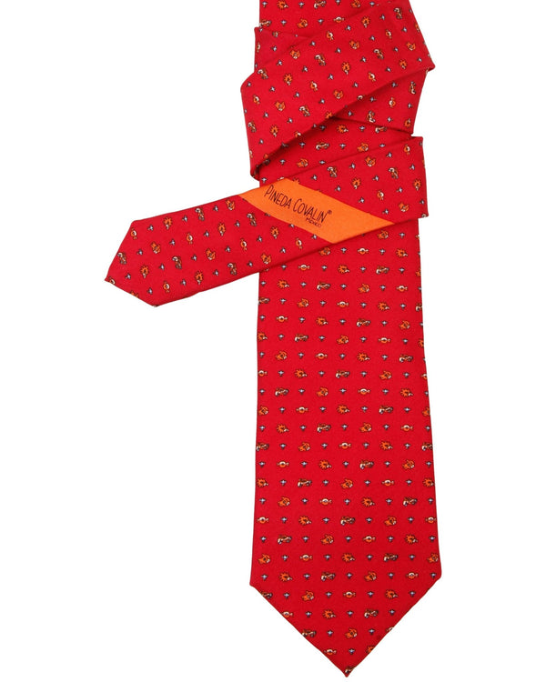 SILK TIE - AZTEC TIME - Pineda Covalin US
