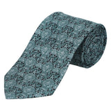 SUN STONE TIE – MEXICAN AZTEC CALENDAR INSPIRED MEN’S NECKTIE FOR FORMAL WEAR - Pineda Covalin US