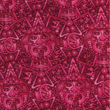 SUN STONE TIE – MEXICAN AZTEC CALENDAR INSPIRED MEN’S NECKTIE FOR FORMAL WEAR - Pineda Covalin US