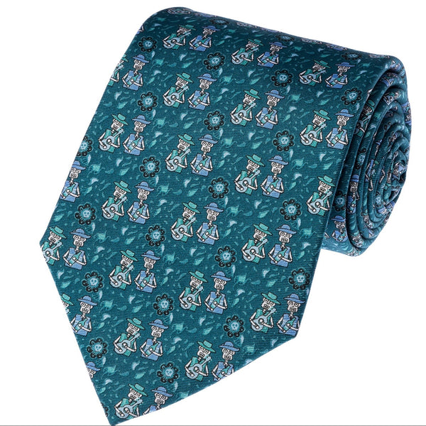 SILK TIE BUDDIES UNTIL DEATH - Pineda Covalin US