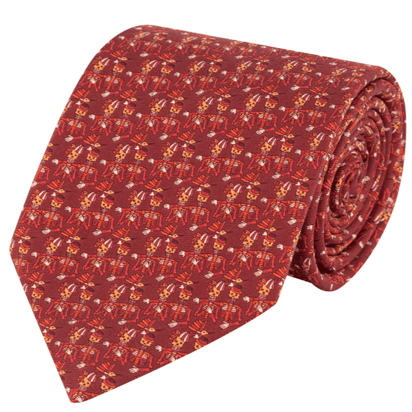 THE DAY OF THE DEAD TIE – COLORFUL SUGAR SKULL NECKTIE FOR MEN – FESTIVE HALLOWEEN ACCESSORY - Pineda Covalin US