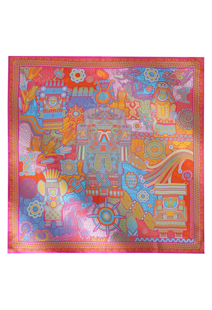 MEXICAN GODDESSES LARGE SCARF