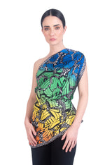 Pineda Covalin US Large Silk Scarf Macro Butterfly Pride