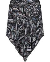 SILK PONCHO - VITRAL MONARCH BUTTERFLY - Pineda Covalin US