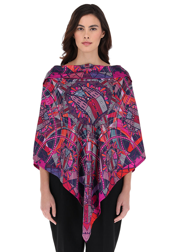 Elegant Silk Ponchos – Versatile and Stylish Designs