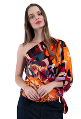 Pineda Covalin US Silk Poncho Ephemeral Art