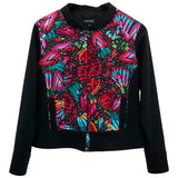 Pineda Covalin US Jacquard Bomber Jacket Okomej Embroidered Butterfly