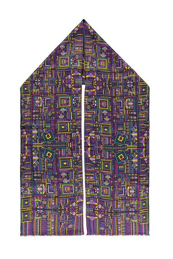 TEOTIHUACAN DOUBLE SIDED SHAWL