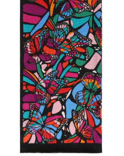 JACQUARD SILK SHAWL - BUTTERFLY FLIGHT – Pineda Covalin US