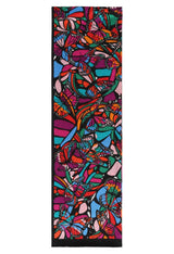 BUTTERFLY FLIGHT - JACQUARD SILK SHAWL - Pineda Covalin US