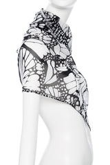 MONARCH BUTTERFLY CHIFFON SHAWL