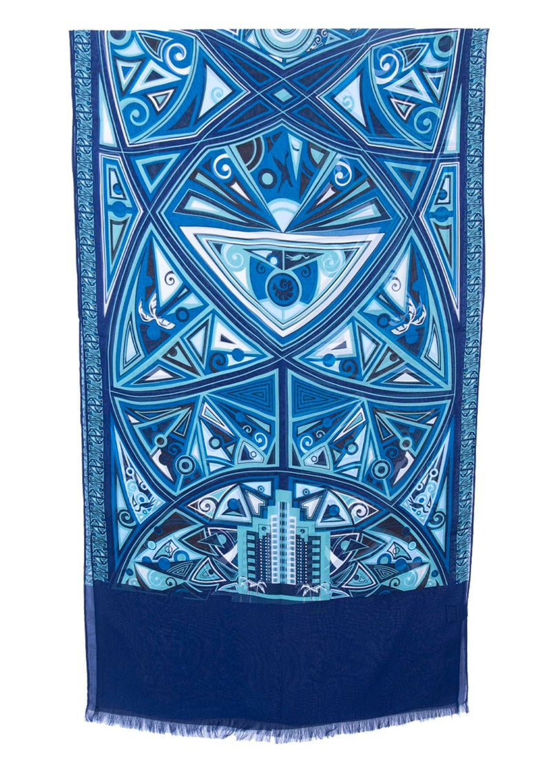 CHIFFON SILK SHAWL – ART DECO - Pineda Covalin US