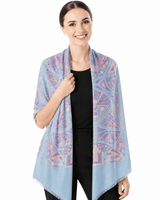 CHIFFON SILK SHAWL – ART DECO - Pineda Covalin US