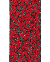 CHIFFON SILK SHAWL - MONARCH BUTTERFLY VITRAL - Pineda Covalin US
