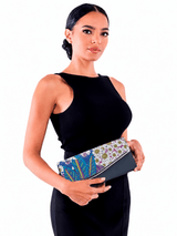 CLUTCH BAG - HERBAL FLOWERS - Pineda Covalin US