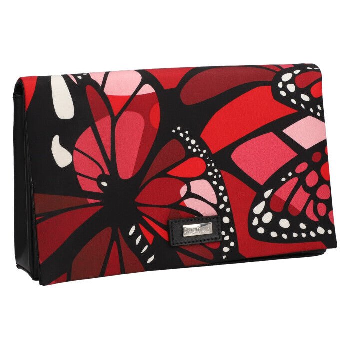 CLUTCH BAG WITH REMOVABLE CHAIN - BUTTERFLY FLIGHT - Pineda Covalin US