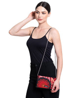 CLUTCH BAG WITH REMOVABLE CHAIN - CACTUS SANCTUARY - Pineda Covalin US