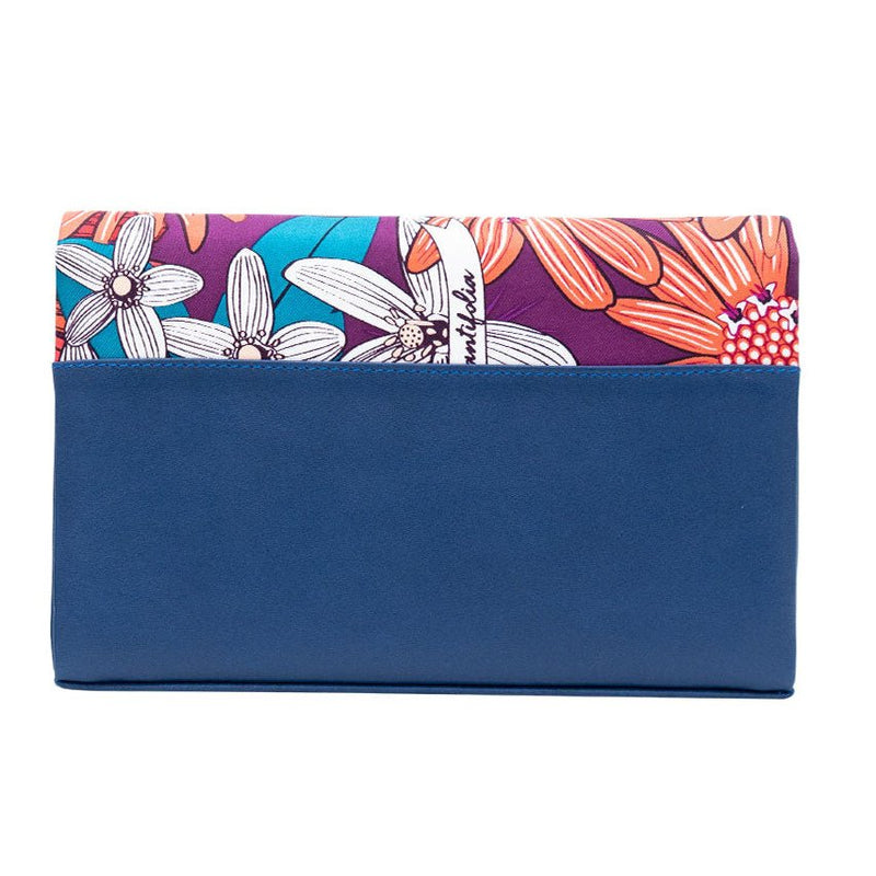 CLUTCH BAG WITH REMOVABLE CHAIN - FLOWERS - Pineda Covalin US