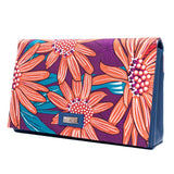CLUTCH BAG WITH REMOVABLE CHAIN - FLOWERS - Pineda Covalin US