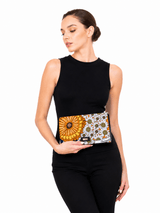 CLUTCH BAG WITH REMOVABLE CHAIN - HERBALIST FLOWERS - Pineda Covalin US