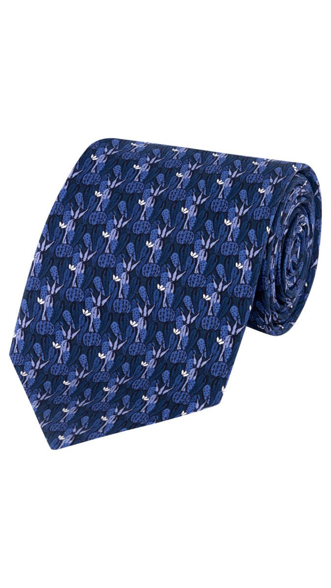 Cacti Silk Tie – Nature & Elegance by Pineda Covalin – Pineda