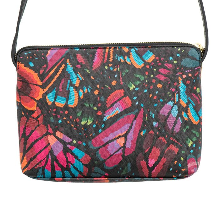 CROSSBODY BAG - EMBROIDERY BUTTERFLY - Pineda Covalin US