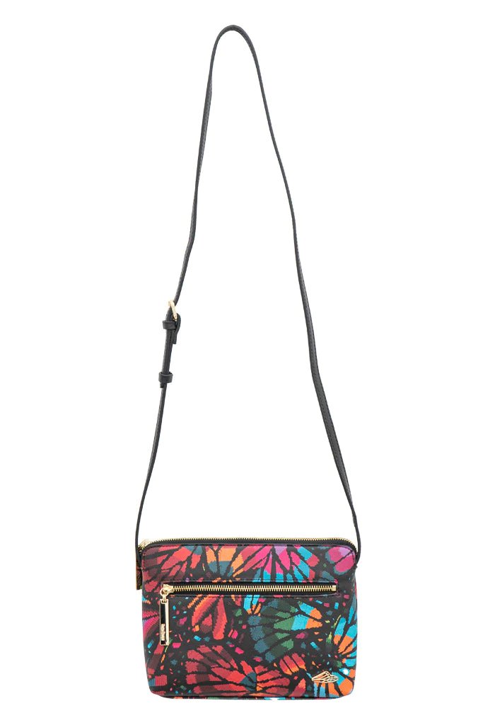 CROSSBODY BAG - EMBROIDERY BUTTERFLY - Pineda Covalin US