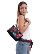 CROSSBODY BAG - TAMAN EMBROIDERED BUTTERFLY - Pineda Covalin US