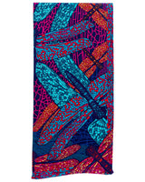 DOUBLE SIDED LONG JACQUARD SCARF - DRAGONFLY - Pineda Covalin US
